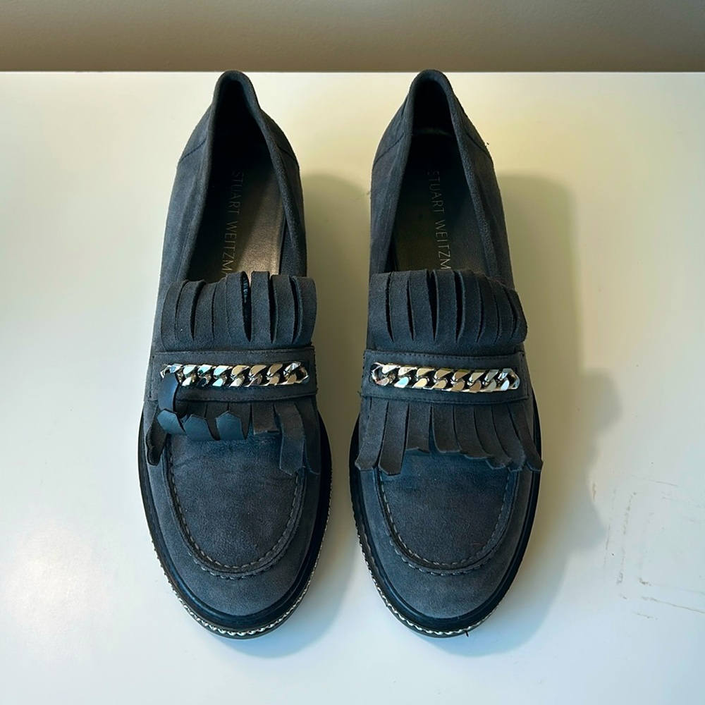 Stuart Weitzman Suede Loafers